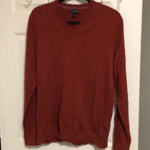 Banana Republic rust colored cashmere blend